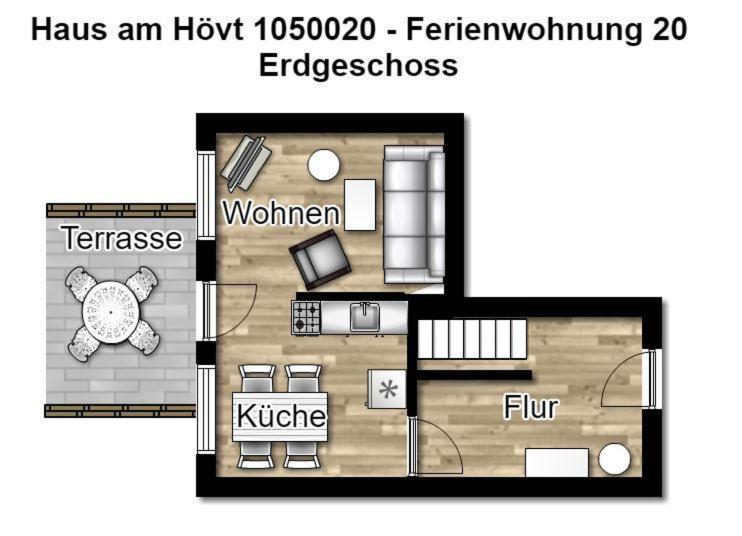 Haus Am Hoevt - Ferienwohnung 20 Goehren  Exterior photo